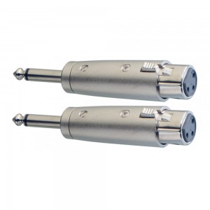 Stagg Adapter - 2 x Male Mono Jack to Female XLR AC-XFPMH